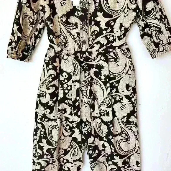 NWT! Rebecca Taylor Scroll Paisley Jumpsuit - Picture 10 of 14